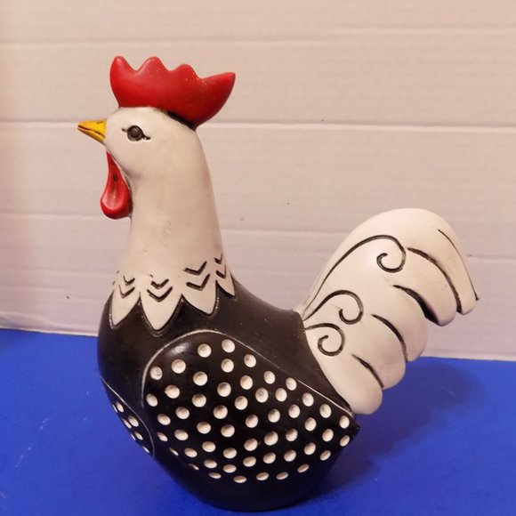 New Rooster Chicken Figurine Sculpture Home Decor Country Rustic Farmhouse - Picture 5 of 5